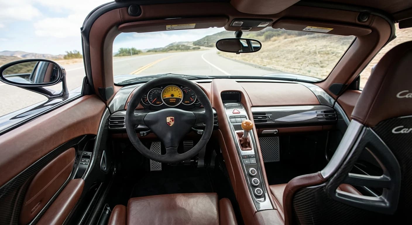 Porsche Carrera GT 2004 - Dashboard view
