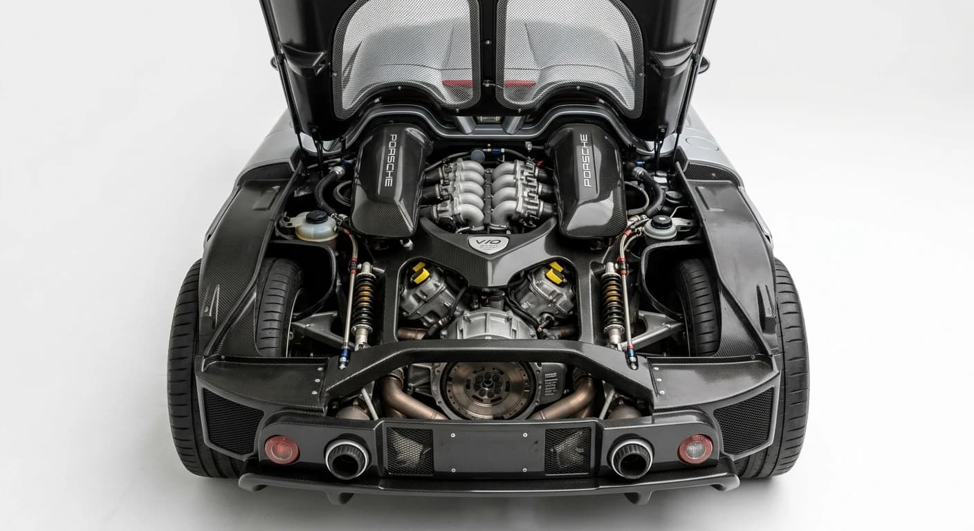 Porsche Carrera GT 2004 - Engine Bay view