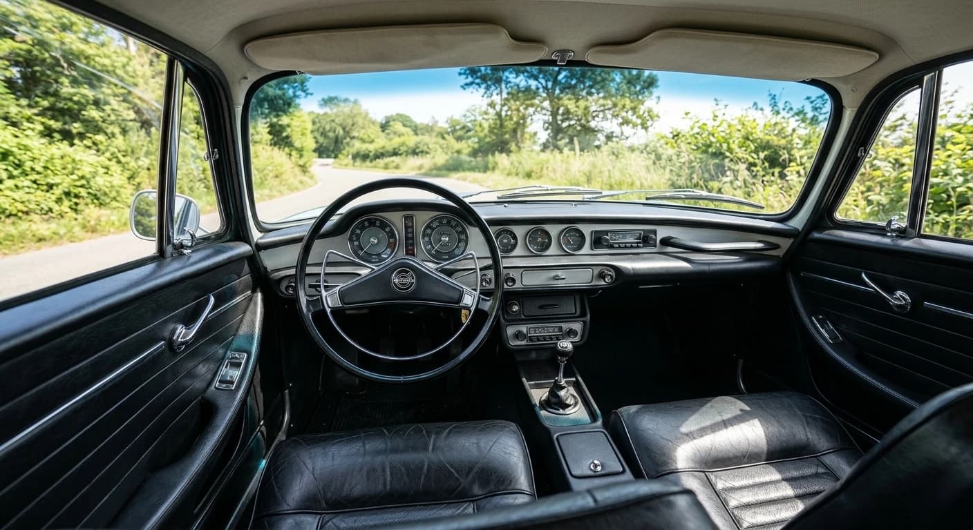 Volvo P1800 1961 - Dashboard view