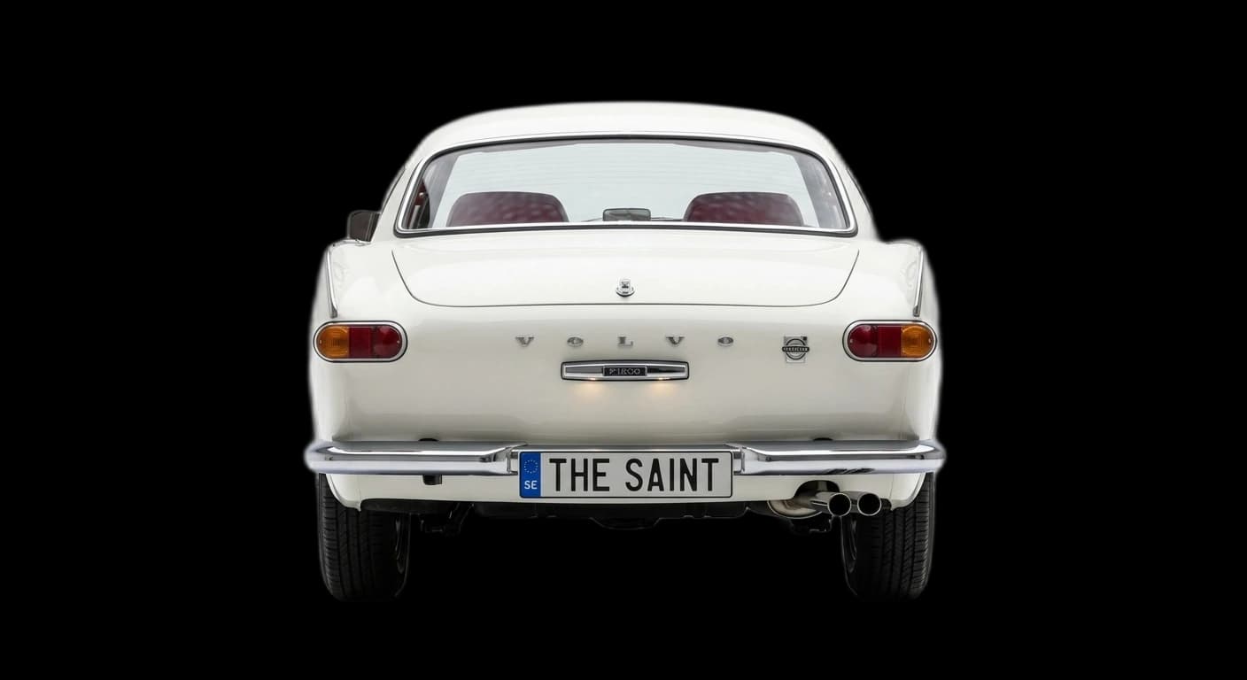 Volvo P1800 1961 - Rear view